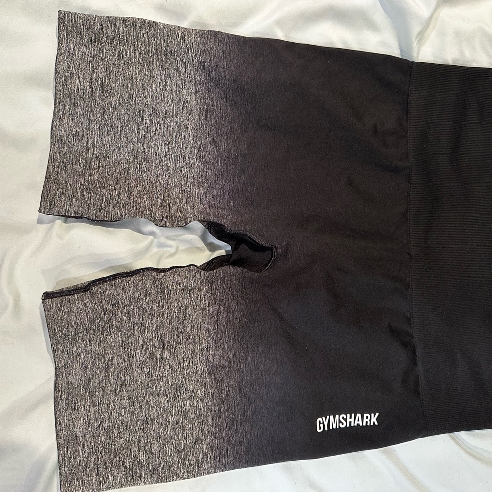 Gymshark Black and Gray Shorts